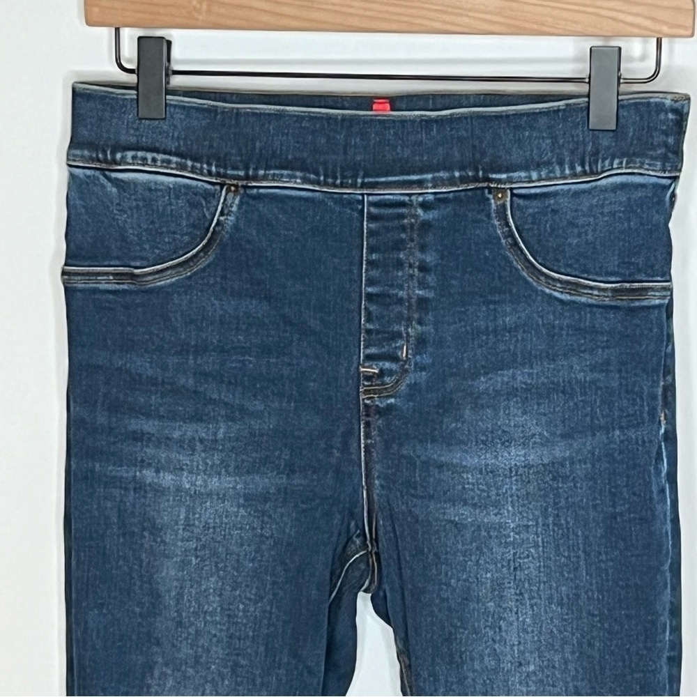 SPANX Distressed Ankle Skinny Jeans Size Medium - Picture 5 of 12